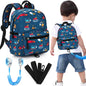 Accmor Toddler Backpack Leash, Cute Unicorn Baby Backpacks with Anti Lost Wrist Link, Mini Kids Backpack Leash Walking Harness for Outdoor Travel, Adorable Backpack Tether for Boys Girls 1-3 (Purple)