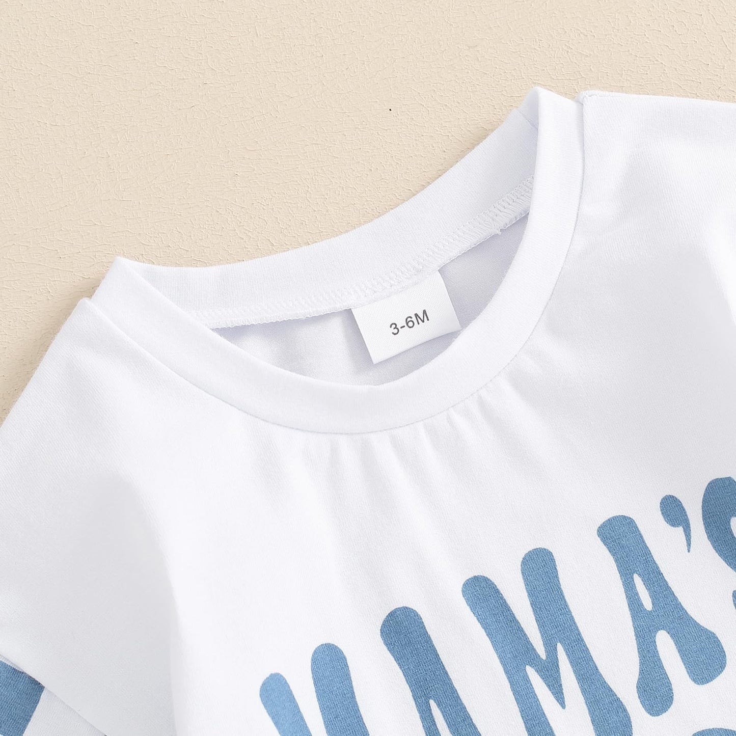 Newborn Infant Baby Boy Summer Outfit Mamas Boy Baby Clothes Boy Oversized Romper Shirts Short Sleeve Onesie