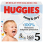 Huggies Size 1 Diapers, Snug & Dry Newborn Diapers, Size 1 (8-14 lbs), 38 Count, Packaging May Vary
