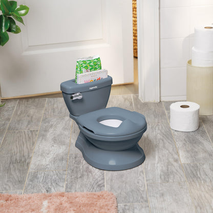 Summer Infant by Ingenuity My Size Potty Pro in White, Toddler Potty Training Toilet, Lifelike Flushing Sound, for Ages 18 Months+, Up to 50 Pounds