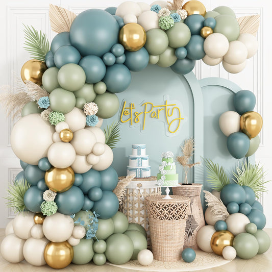 Ivory White Balloon Arch Kit,Boho Balloon Garland with Pastel Orange Cream Beige Champagne Gold White Sand Balloons for Neutral Baby Shower Wedding Boho Bridal Party Decorations