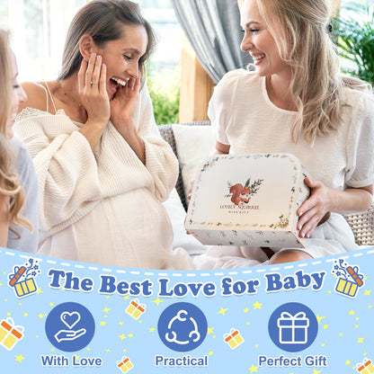 Baby Boy Gifts for Baby Shower, 10Pcs Newborn Baby Shower Boy Gift, Premium & Exquisite Welcome Baby Gift Basket Set Baby Boy Shower Gifts, Baby Boy Gift Basket Set & Baby Boy Gifts Set