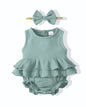 Renotemy Newborn Infant Baby Girl Clothes Rompers Summer Jumpsuits Short Sleeve Romper Infant Baby Clothes Girl