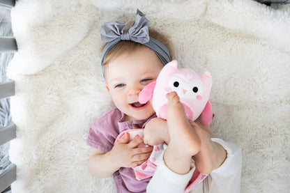 Pearhead Cloud Security Blanket, Soft Baby Lovey for Babies, Snuggle Toy Stuffed Animal, Newborn Infant and Toddler Security Toy, Baby Boy or Baby Girl Lovie, New Baby Gift, White Cloud Lovey