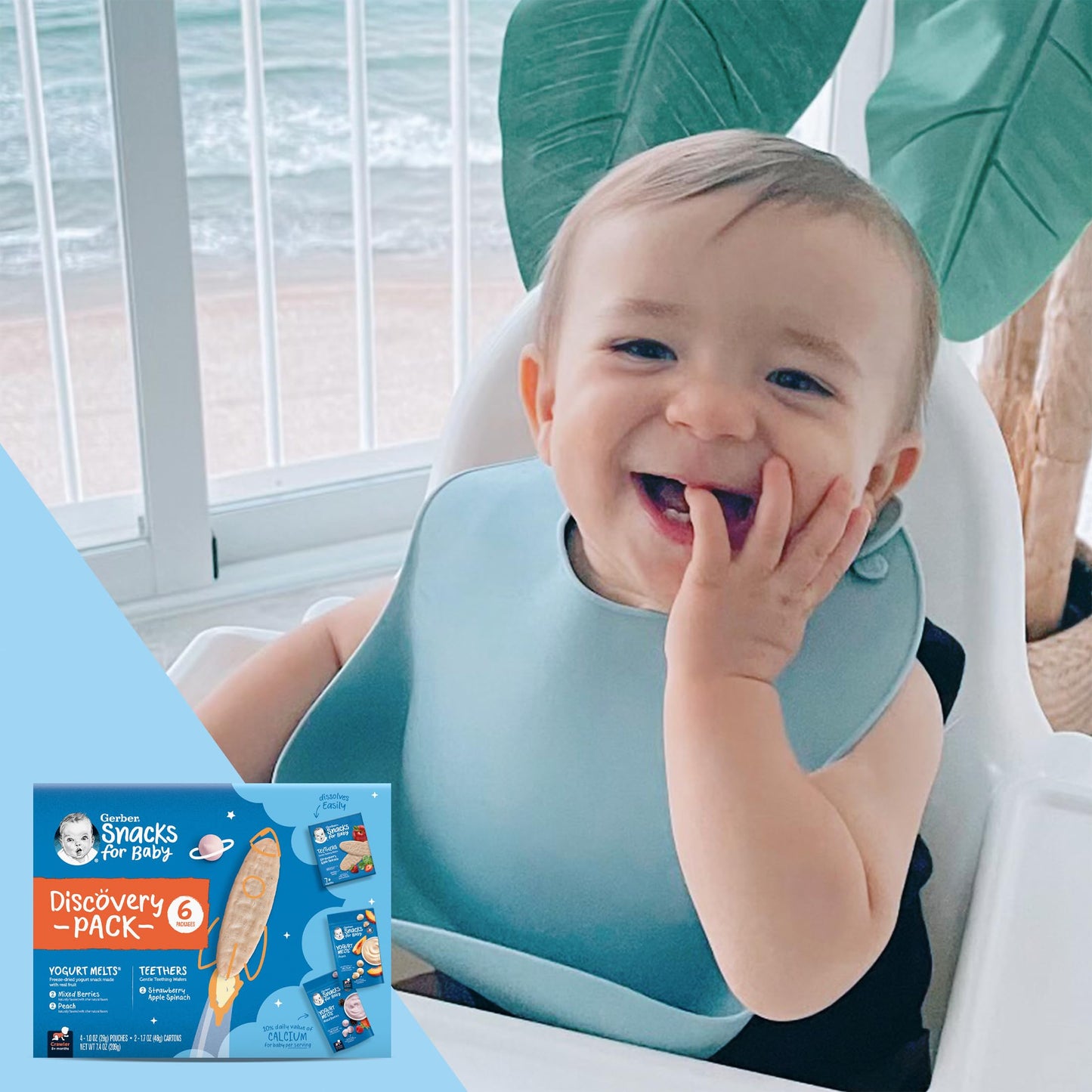 Gerber Baby Snacks Yogurt Melts, Strawberry, 1 Ounce (Pack of 7)