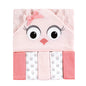 Hudson Baby Unisex Baby Hooded Towel and Five Washcloths, Modern Giraffe, One Size