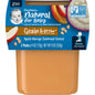 Gerber Baby Food 2nd Foods, Mixed Cereal, Pears & Cinnamon with Oatmeal Puree, 4 Ounce Tubs, 2-Pack (Pack of 8)