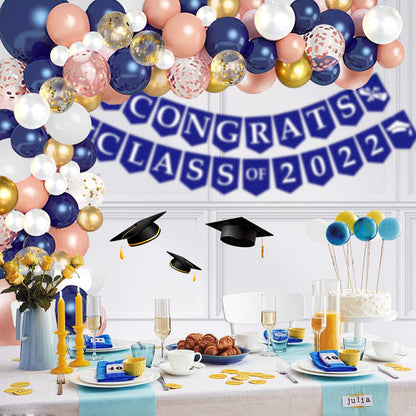 OuMuaMua 62Pcs Pink Gold Confetti Latex Balloons Kit, 12 Inch Pink White Gold Helium Balloons Party Supplies for Confession Proposal Wedding Girl Birthday Baby Shower Party Decoration
