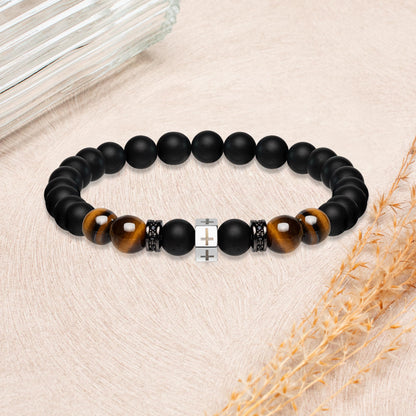 Father's Day Bracelets.Bracelet for Men Father Dad Grandpa Husband Son Brother Boyfriend Nephew.Bracelet Gifts for Birthday Graduation Anniversary Christmas