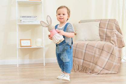 Cute Baby Boy Clothes Suit Toddler Boys' Striped long Sleeve T-Shirt+Denim Overalls Jumpsuit Pants Outfits Sets