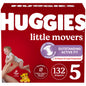 Huggies Size 6 Diapers, Little Movers Baby Diapers, Size 6 (35+ lbs), 108 Count, Packaging May Vary
