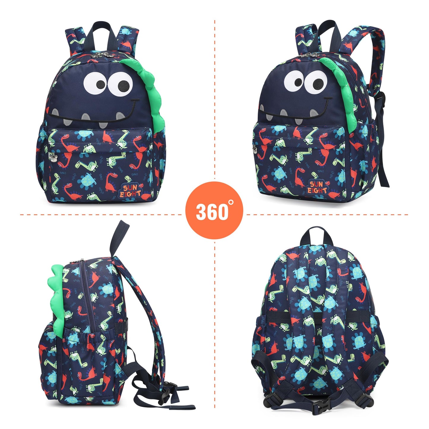 Toddler Backpack for 1-3 Year Old Girls & Boys Waterproof 3D Animal Cartoon Rabbit Design Kids Travel Backpack Lightweight Preschool Daycare Bag with Adjustable Straps(Little White Rabbit)
