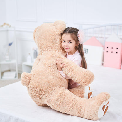 IKASA Giant Teddy Bear Plush Toy Stuffed Animals(Brown,78 inches)