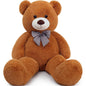 MaoGoLan Giant Big Teddy Bear 4 Feet 47 inch Life Size Tan Plush Bear Brown Stuffed Animal for Children Boyfriend