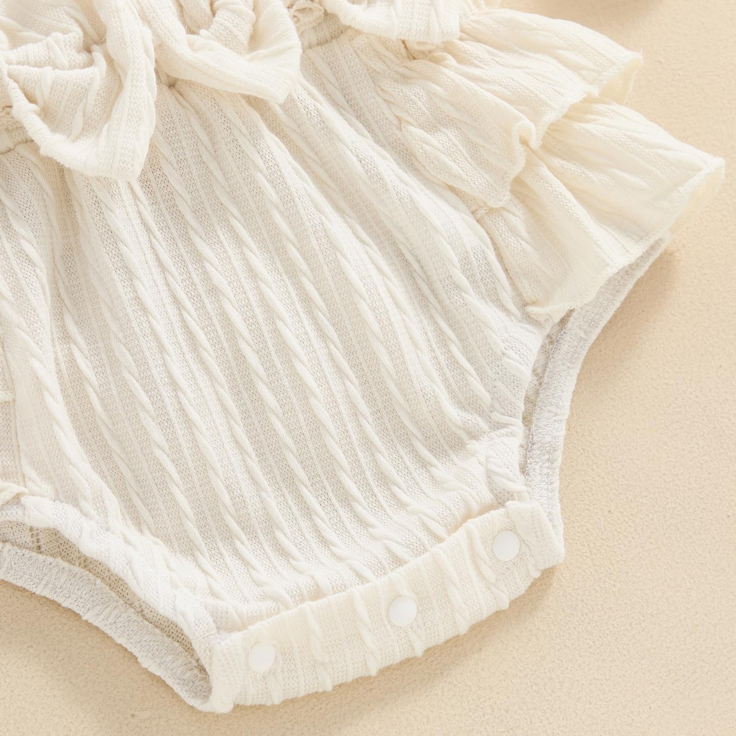 Douhoow Infant Baby Girl Plaid Romper Baby Short Sleeve Pleated Romper Bodysuit Summer Spring Outfits