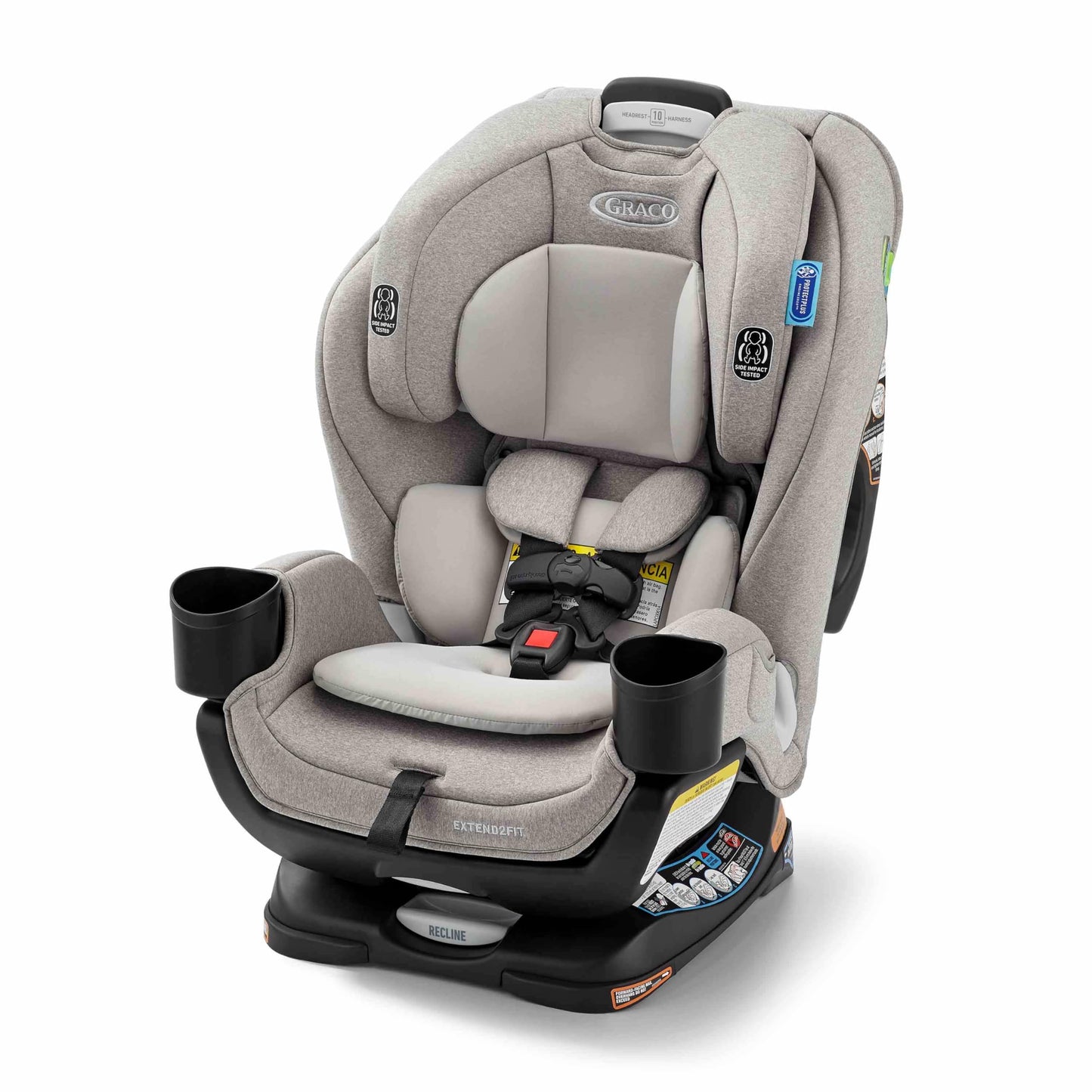 Graco Extend2Fit 3-in-1 Convertible Baby Car Seat, Rear and Forward Facing, Adjustable Extension Panel for Extra Legroom, Talia