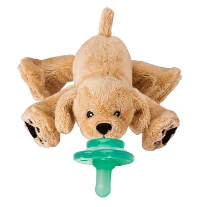 Nookums Paci-Plushies Buddies - Alligator Pacifier Holder - Adapts to Name Brand Pacifiers, Suitable for All Ages, Plush Toy Includes Detachable Pacifier