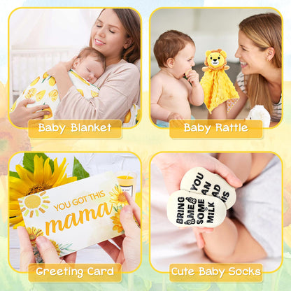 New Mom Gifts & Baby Girl Gift Set for Newborn,12PCS Baby Shower Gifts, Newborn Baby Girl Gifts,Pregnancy Gifts for Expecting Mom,New Mom Care Package After Baby, Pregnancy Gifts for Women and Baby