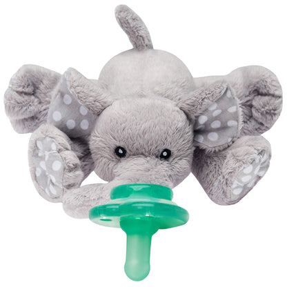Nookums Paci-Plushies Buddies - Alligator Pacifier Holder - Adapts to Name Brand Pacifiers, Suitable for All Ages, Plush Toy Includes Detachable Pacifier