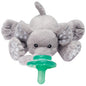 Nookums Paci-Plushies Buddies - Alligator Pacifier Holder - Adapts to Name Brand Pacifiers, Suitable for All Ages, Plush Toy Includes Detachable Pacifier