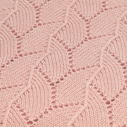 mimixiong 100% Pure Cotton Baby Blanket Extra Soft Cellular Neutral Swaddle Receiving Crib Blanket for Newborn Baby Boy Girl Size 30 x 40 inches (Pink)
