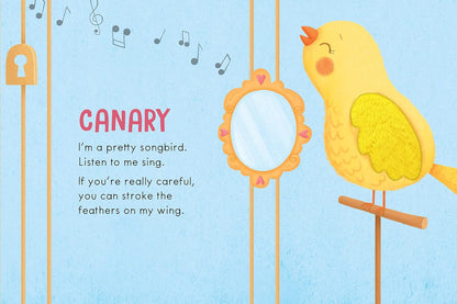 Adorable Pets: A Touch and Feel Book - Children's Board Book - Educational