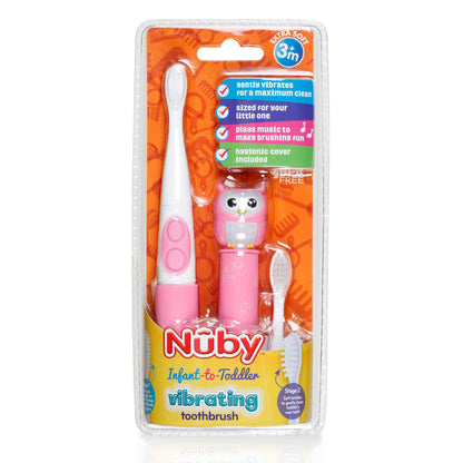 Nuby Electric Toothbrush with Animal Character, Monkey