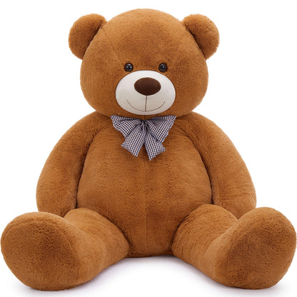 MaoGoLan Giant Big Teddy Bear 4 Feet 47 inch Life Size Tan Plush Bear Brown Stuffed Animal for Children Boyfriend