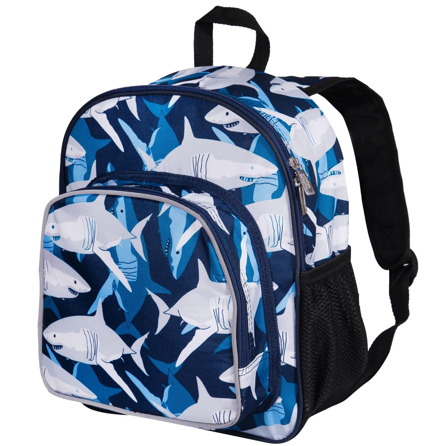 Wildkin 12-inch Kids Backpack – Padded, Adjustable, Ideal for Daycare & Travel - Trains, Planes, and Trucks
