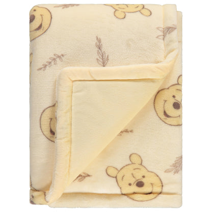 Disney Mickey Mouse, Minnie Mouse, Winnie The Pooh, Lilo and Stitch 2-Ply Infant Blanket - Soft Fleece with Polyfill - Cozy and Warm Baby Blanket for Baby Boys and Girls, 30x40 Inches