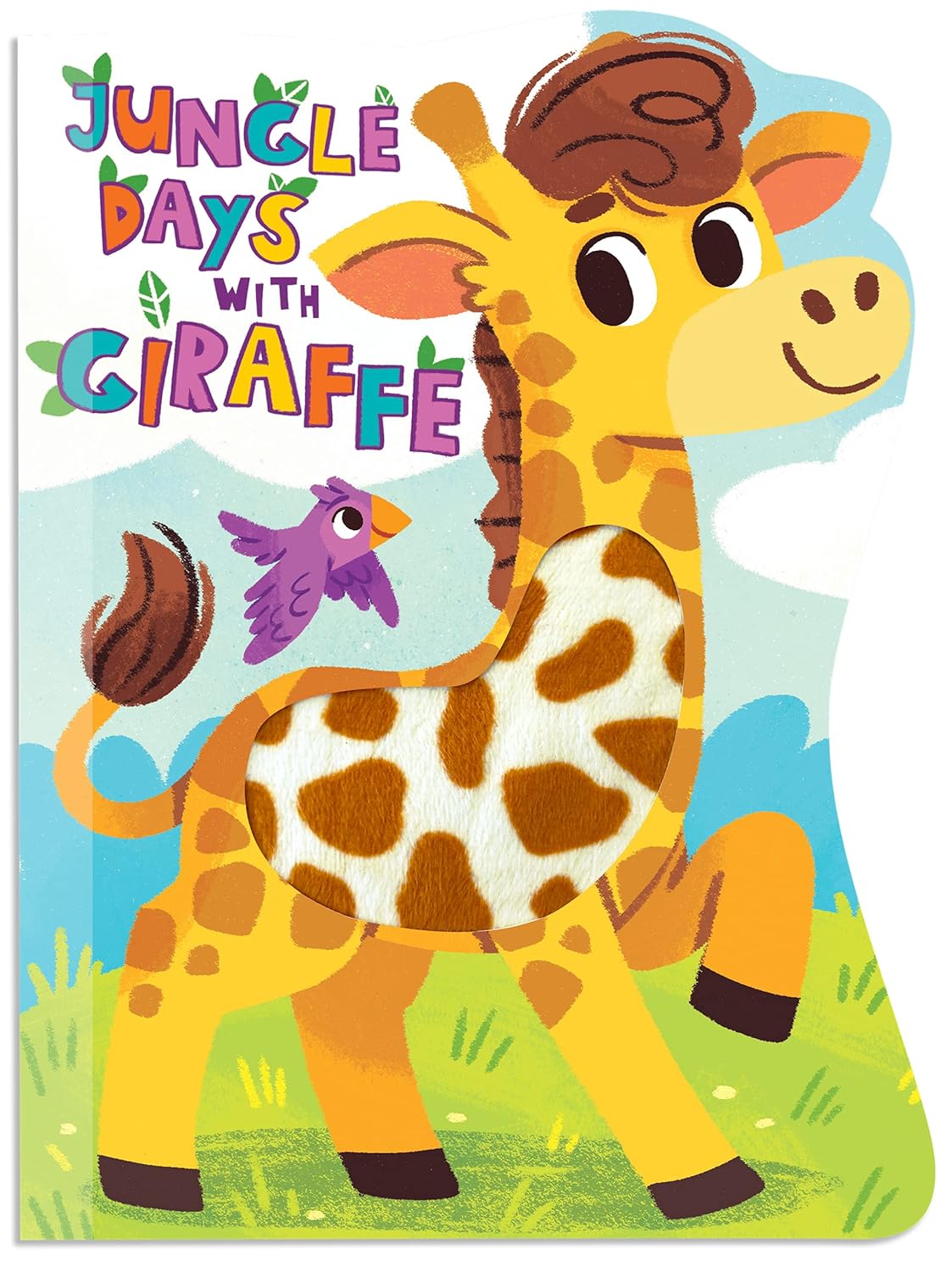 Jungle Days with Giraffe - Touch and Feel Board Book - Sensory Board Book