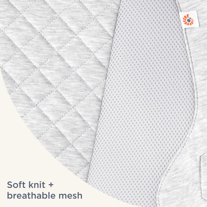 Ergobaby Evolve 3-in-1 Mesh Bouncer, Adjustable Multi Position Baby Bouncer Seat, Fits Newborn to Toddler, Grey Mesh