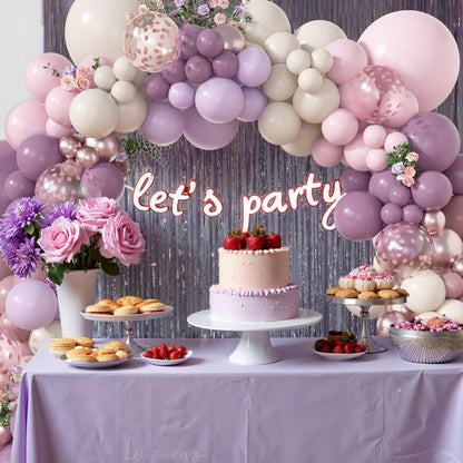Amandir 173Pcs Pink Blue Green Balloon Arch Garland Kit, Dusty Baby Pink Mauve Pastel Mist Haze Green Blue Gold Confetti Balloons for Baby Shower Gender Reveal Wildflower Birthday Party Decorations