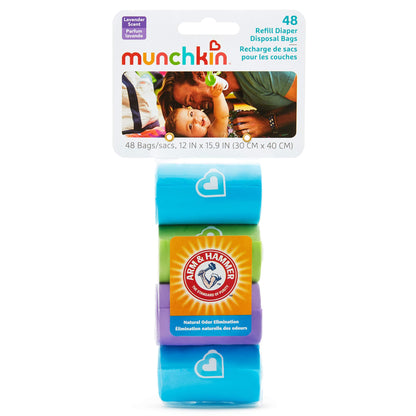 Munchkin® Arm and Hammer Diaper Bag Dispenser and 24 Diaper Disposal Bags