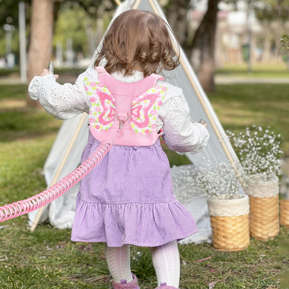 Accmor 3 in 1 Toddler Harness Leashes + Anti Lost Wrist Link, Kids Harness Children Leash for Girls, Child Anti Lost Leash Baby Cute Harness Belt Strap Hold Kids Close While Walking