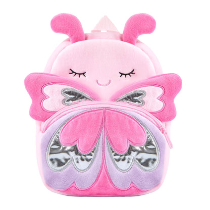 NICE CHOICE Cute Toddler Backpack Toddler Bag Plush Animal Cartoon Mini Travel Bag for Baby Girl Boy 2-6 Years(Grey Elephant)