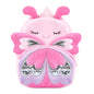 NICE CHOICE Cute Toddler Backpack Toddler Bag Plush Animal Cartoon Mini Travel Bag for Baby Girl Boy 2-6 Years(Grey Elephant)