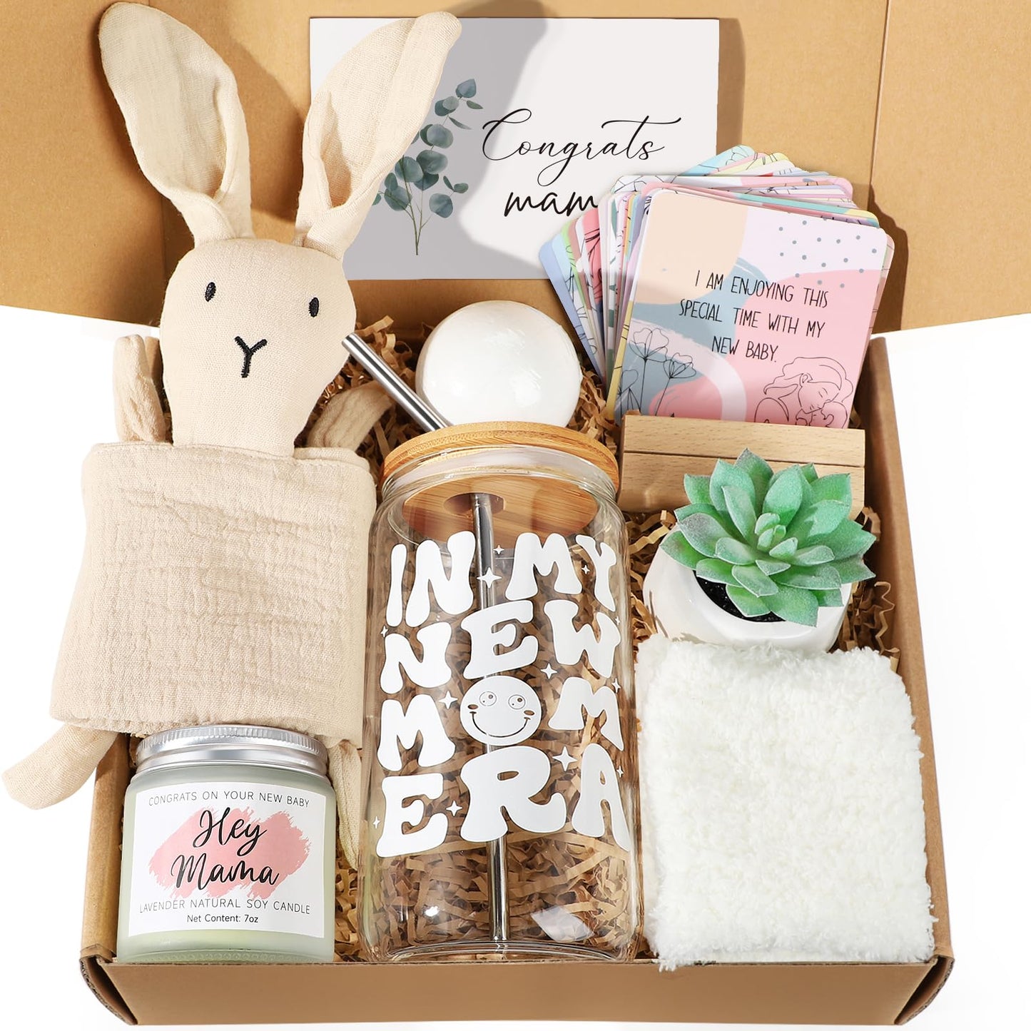 New Mom Gifts & Baby Girl Gifts, New Mom Care Package After Baby, Pregnancy Gifts for Expecting Mom to Be, Postpartum Gifts for Mom, First Time Pregnancy Birthday Christmas Gifts