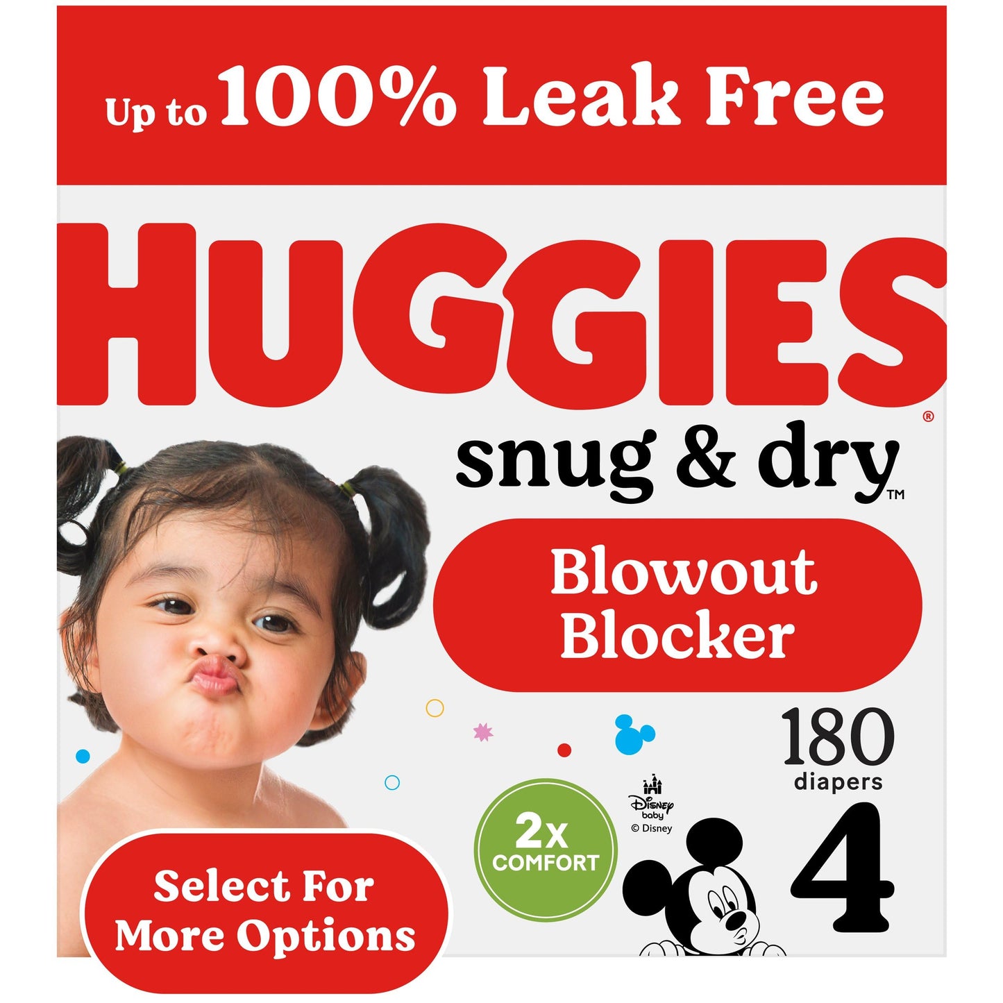 Huggies Size 1 Diapers, Snug & Dry Newborn Diapers, Size 1 (8-14 lbs), 38 Count, Packaging May Vary