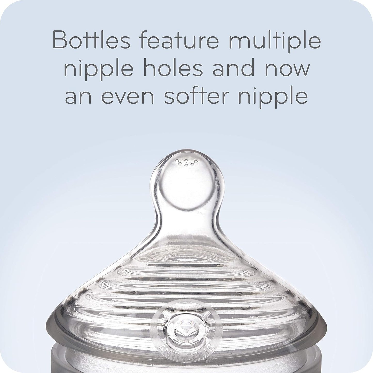 NUK Simply Natural Baby Bottles, 5 Oz, 2 Pack