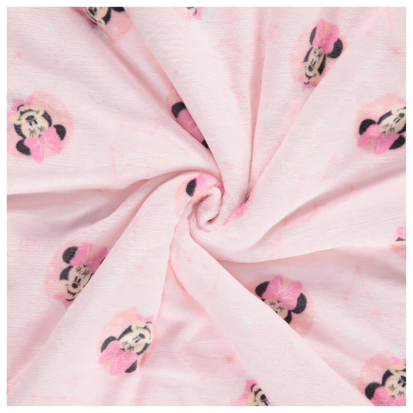 Disney Mickey Mouse, Minnie Mouse, Winnie The Pooh, Lilo and Stitch 2-Ply Infant Blanket - Soft Fleece with Polyfill - Cozy and Warm Baby Blanket for Baby Boys and Girls, 30x40 Inches