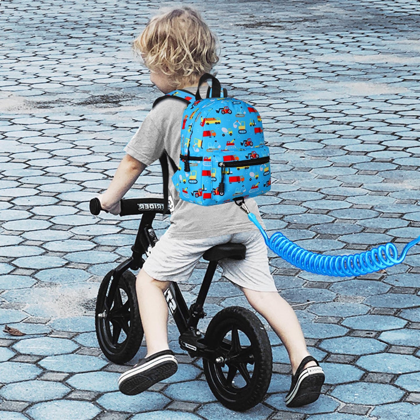 Accmor Toddler Backpack Leash, Cute Unicorn Baby Backpacks with Anti Lost Wrist Link, Mini Kids Backpack Leash Walking Harness for Outdoor Travel, Adorable Backpack Tether for Boys Girls 1-3 (Purple)
