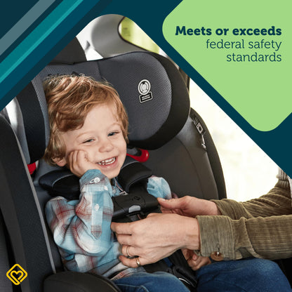 Safety 1st Everslim DLX Slim Convertible Car Seat– A 4-in-1 Convertible Child Safety Car Seats; Baby Car Seats for 5-100 lbs, Dunes Edge