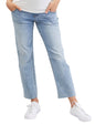 Motherhood Maternity Women's Stretch Secret Fit Over The Belly Straight Leg Pregnancy Jeans