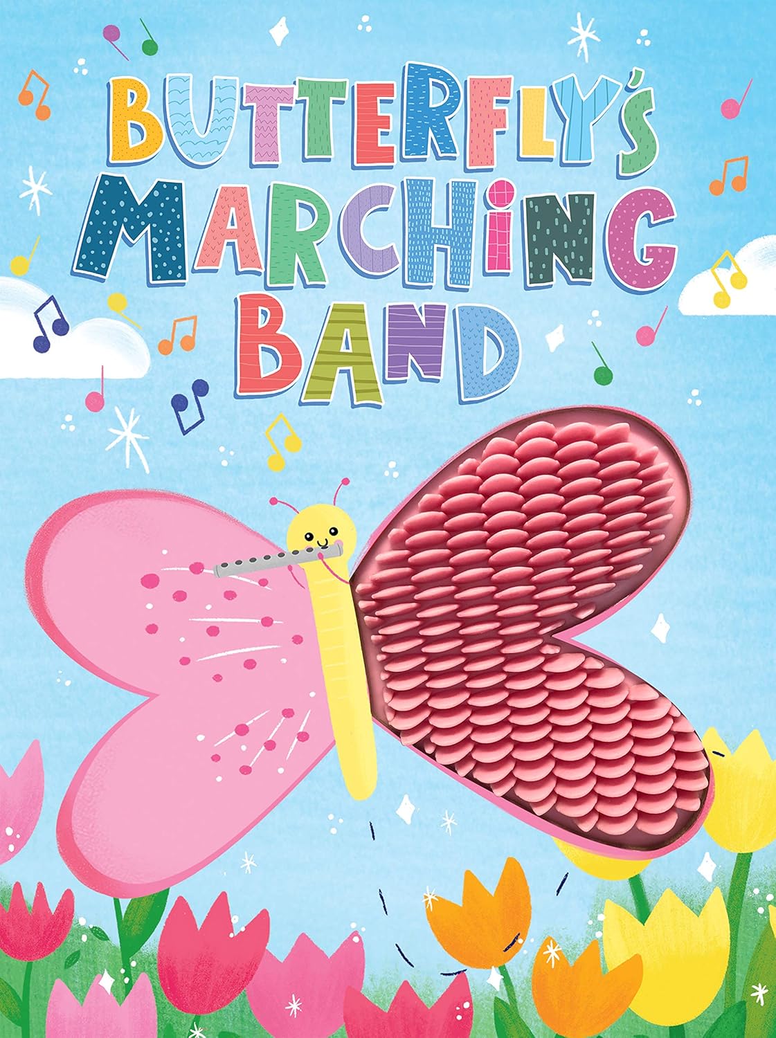 Butterfly's Marching Band - Silicone Touch and Feel Board Book - Sensory Board Book