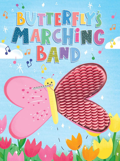 Butterfly's Marching Band - Silicone Touch and Feel Board Book - Sensory Board Book