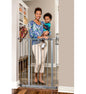 Regalo Easy Step 38.5-Inch Wide Walk Thru Baby Gate, Includes 6-Inch Extension Kit, Pressure Mount Kit, Wall Cups