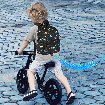 Accmor Toddler Backpack Leash, Cute Unicorn Baby Backpacks with Anti Lost Wrist Link, Mini Kids Backpack Leash Walking Harness for Outdoor Travel, Adorable Backpack Tether for Boys Girls 1-3 (Purple)