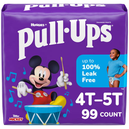 Pull-Ups Boys' Potty Training Pants, 3T-4T (32-40 lbs), 112 Count (4 Packs of 28)