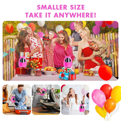 Balloon Pump Electric, SPLAKS Balloons Inflator Air Pump Portable Balloon Blower for Garland Arch, Party Decoration